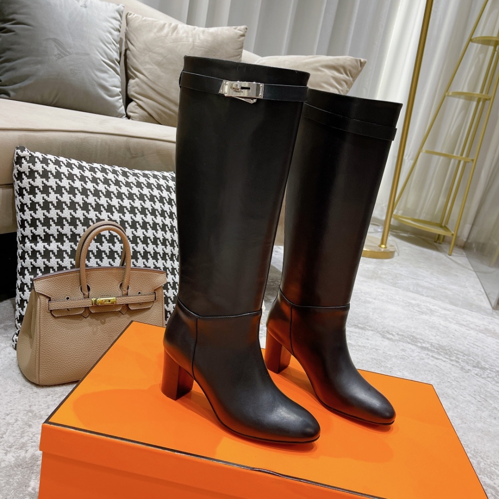 Hermes Kelly Buckle Boots