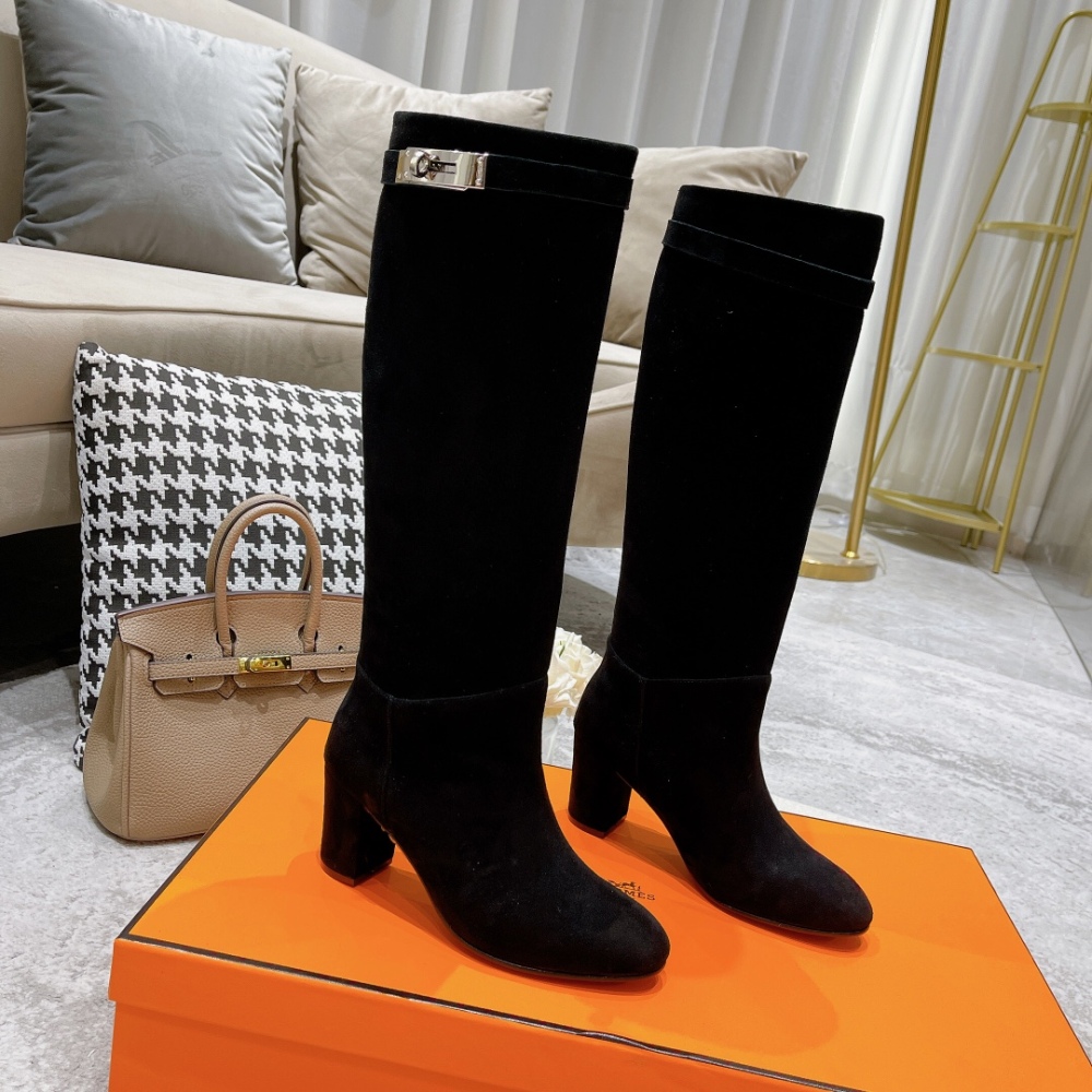 Hermes Kelly Buckle Boots