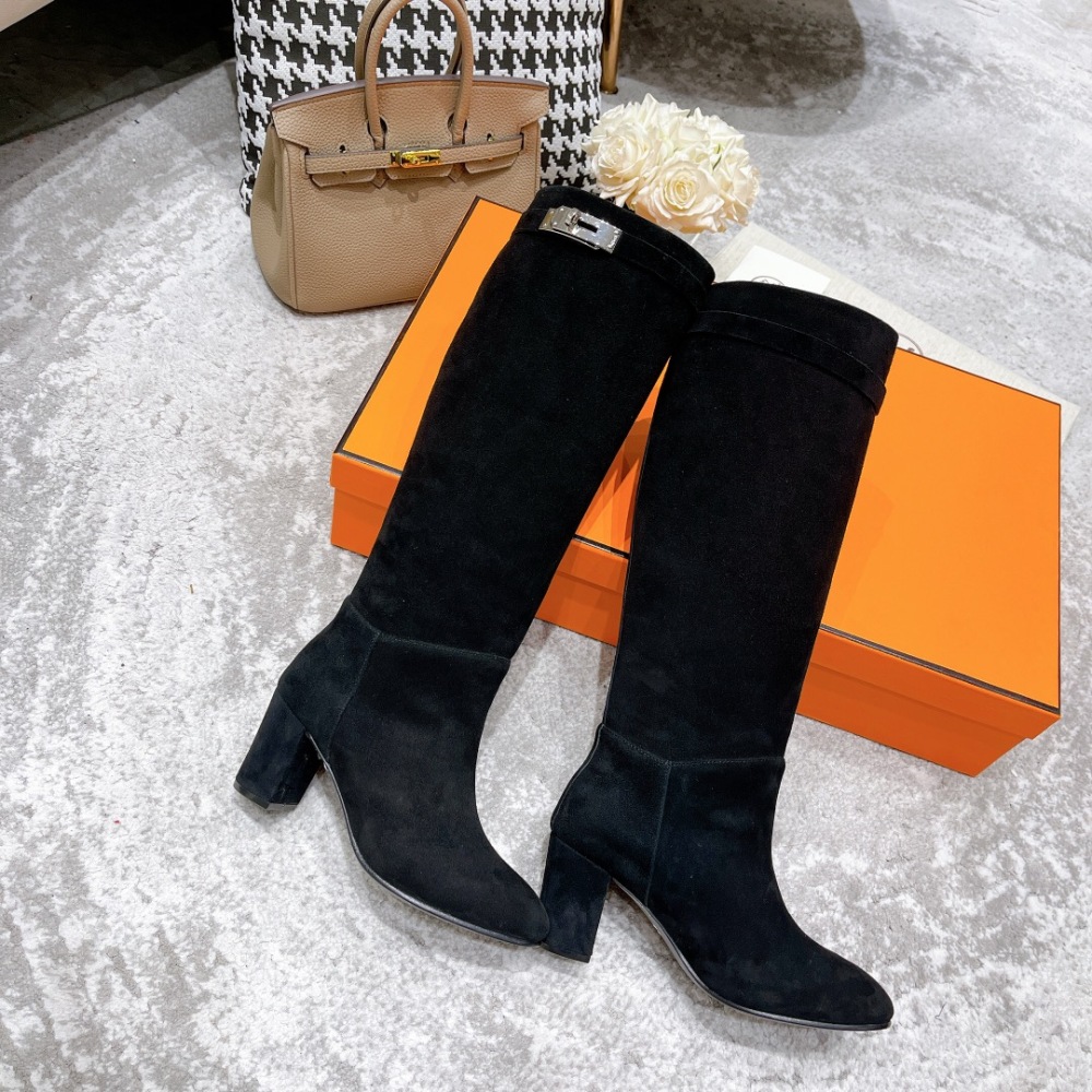 Hermes Kelly Buckle Boots