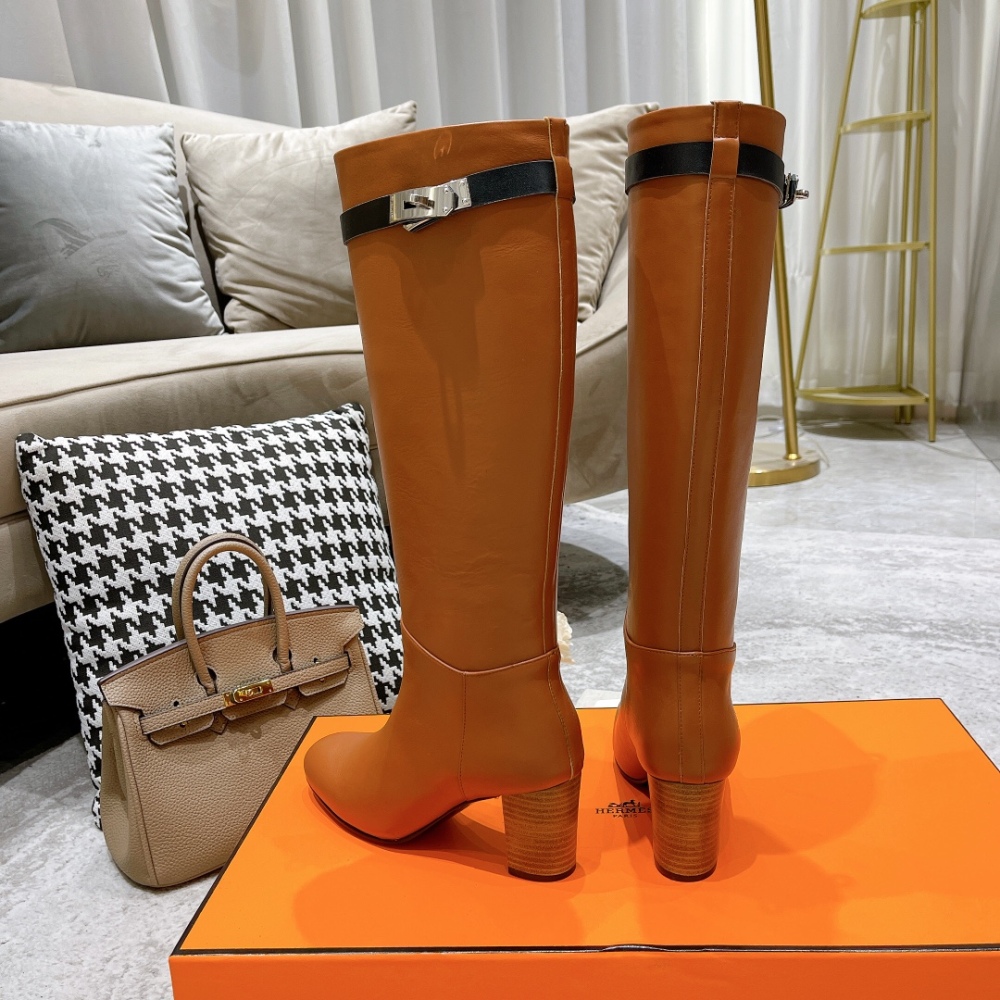 Hermes Kelly Buckle Boots