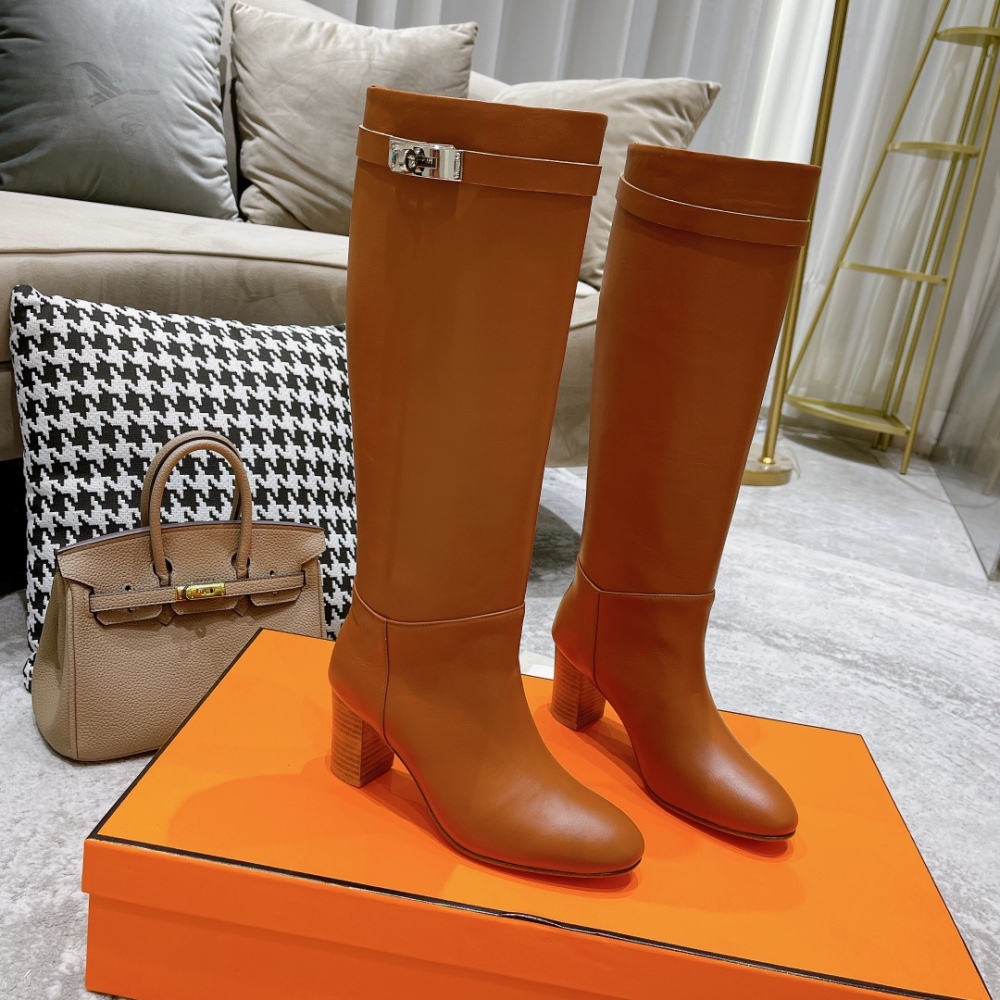 Hermes Kelly Buckle Boots