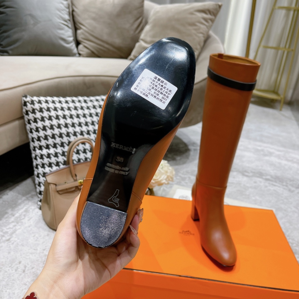 Hermes Kelly Buckle Boots