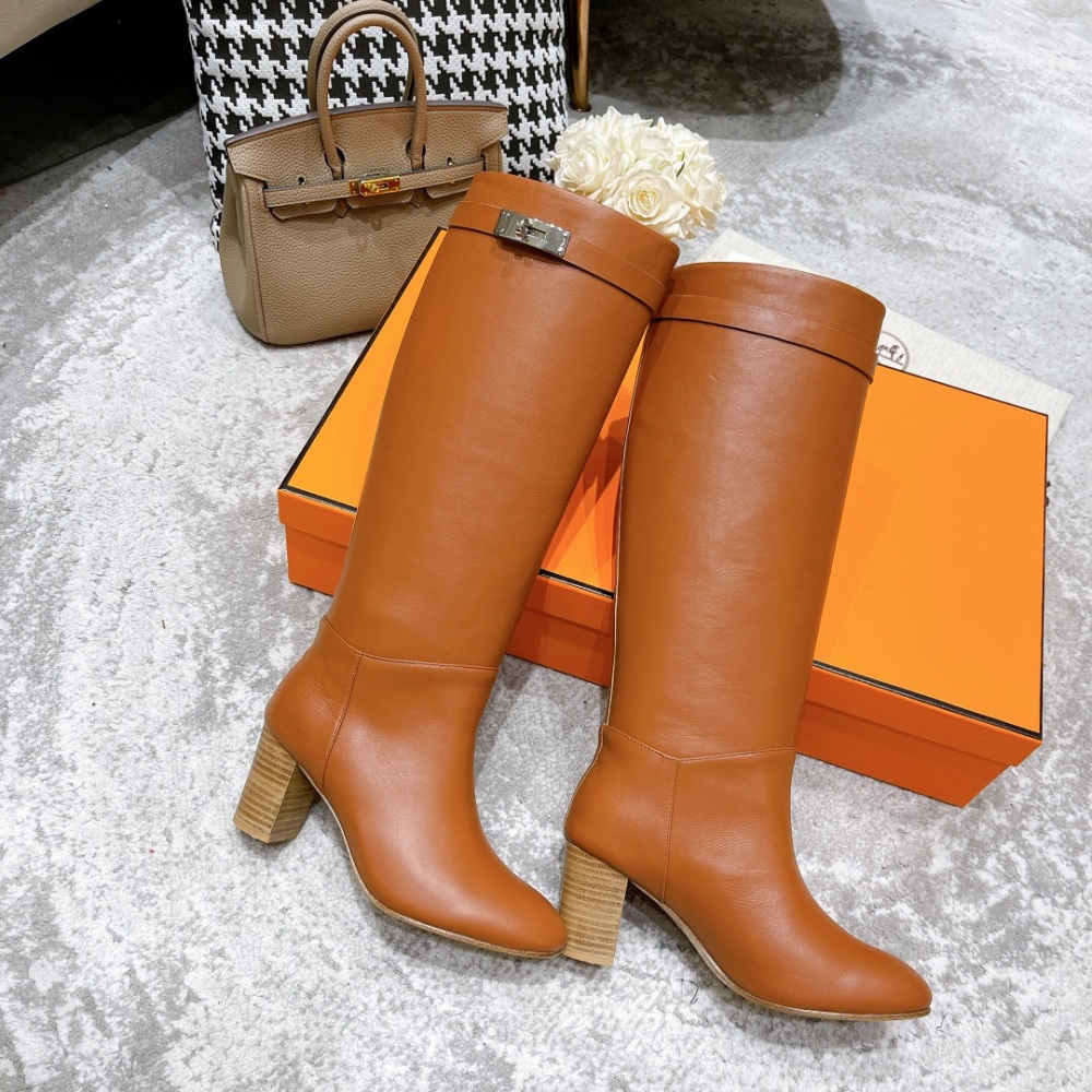 Hermes Kelly Buckle Boots