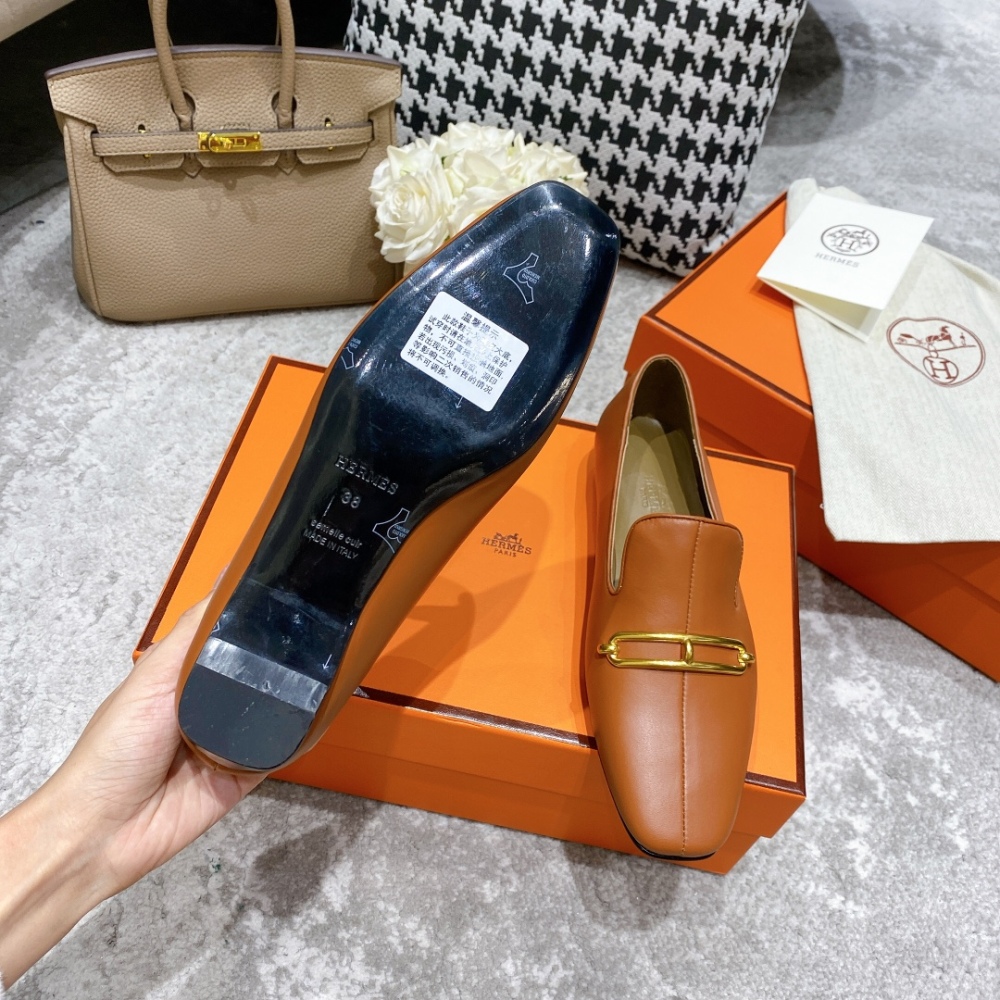 Hermes flat shoes