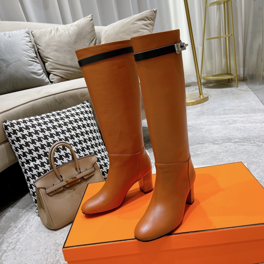 Hermes Kelly Buckle Boots
