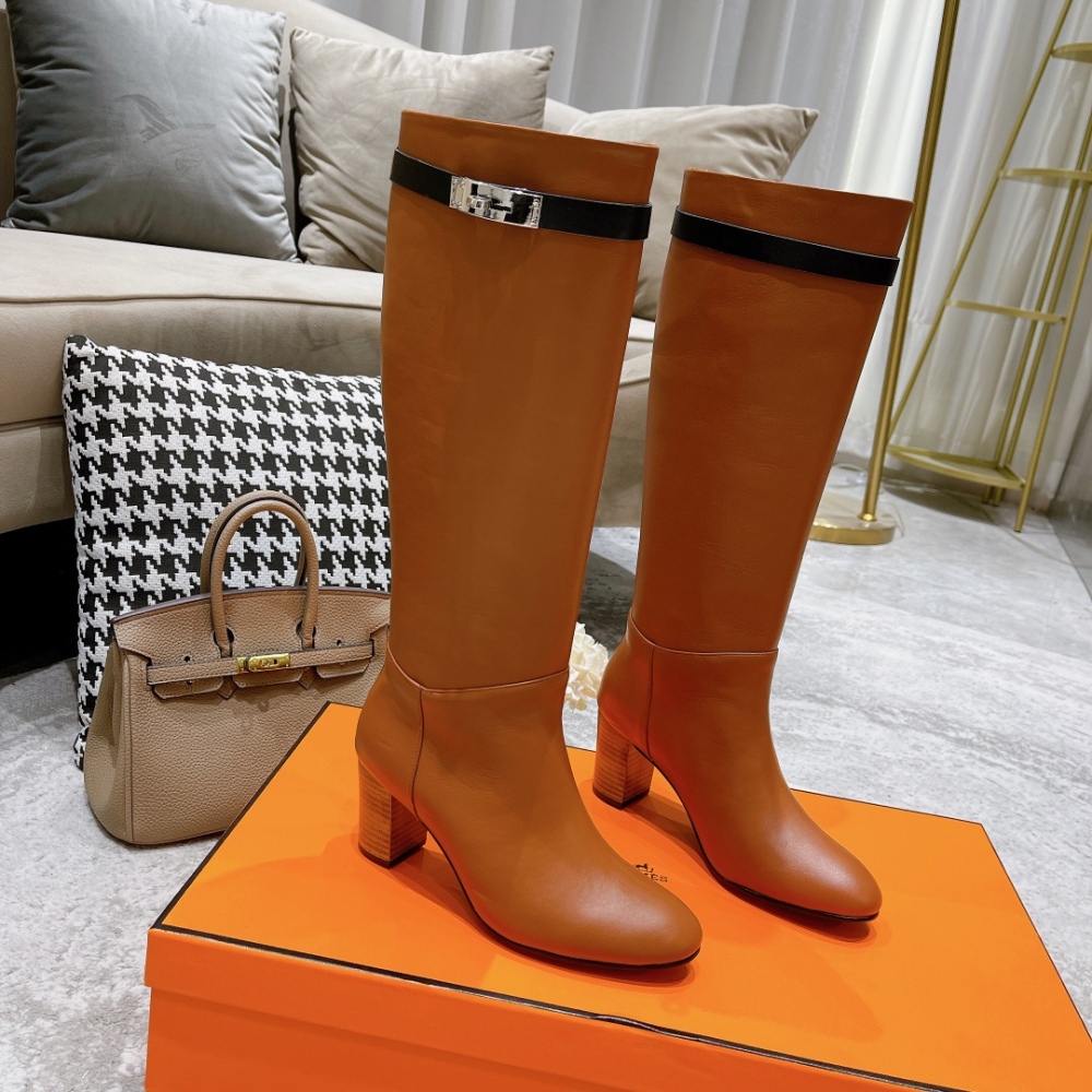 Hermes Kelly Buckle Boots