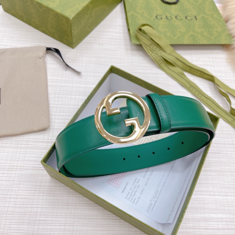 GUCCI Men's and Women's Belts 3.8cm