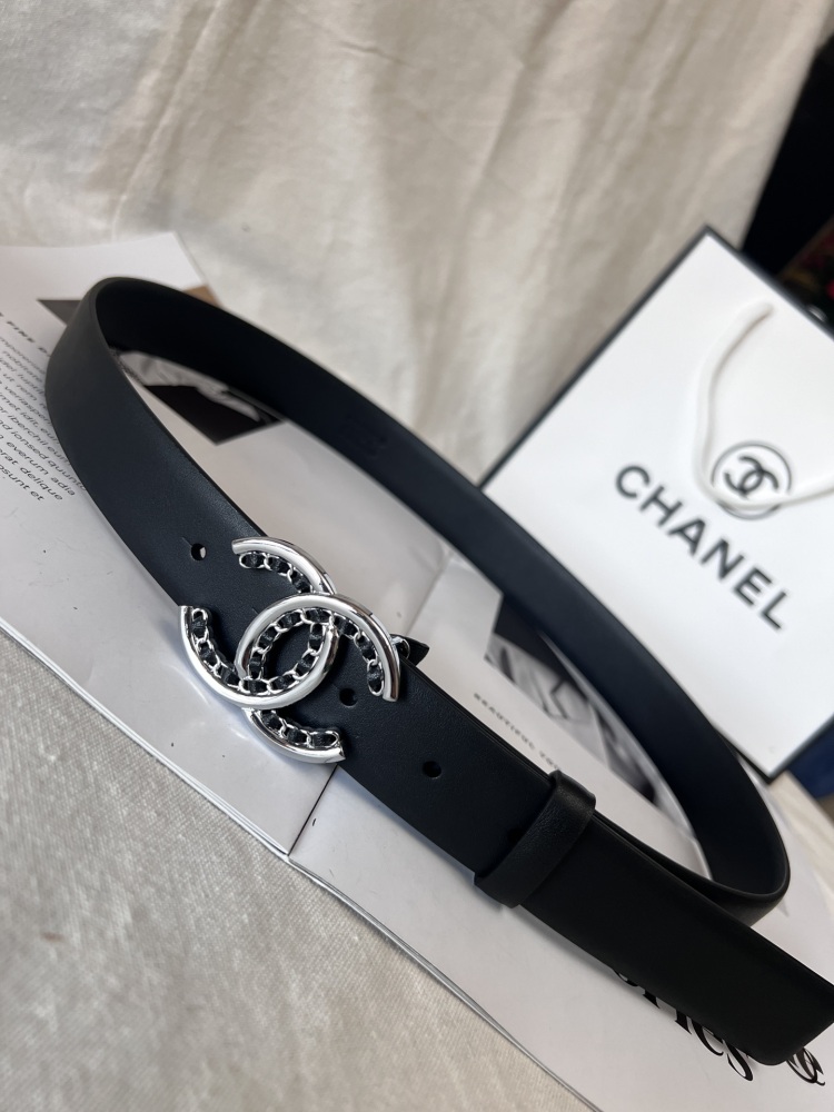 CHANEL ladies belt 3.0cm