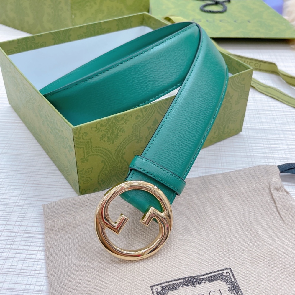 GUCCI Men's and Women's Belts 3.8cm