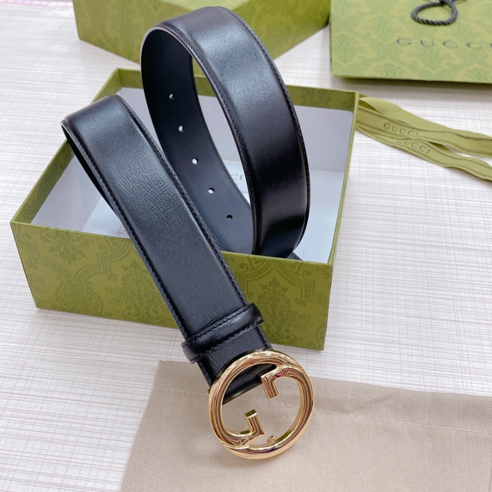 GUCCI Men's and Women's Belts 3.8cm