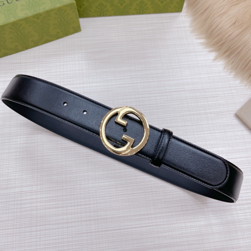 GUCCI Men's and Women's Belts 3.8cm
