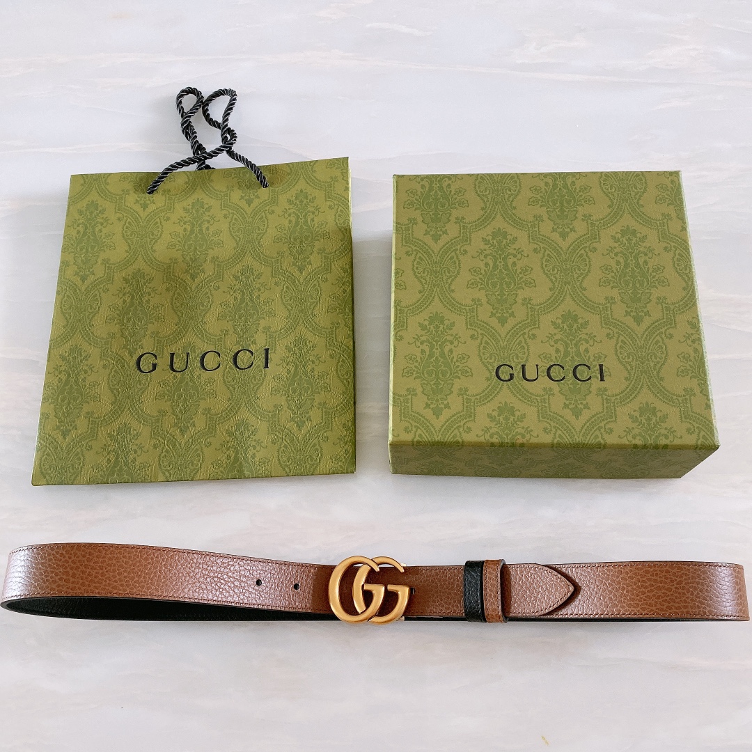 GUCCI ladies belt 3.0cm