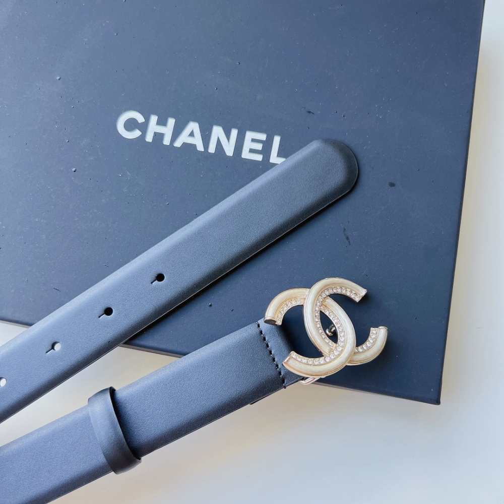 CHANEL ladies belt 3.0cm