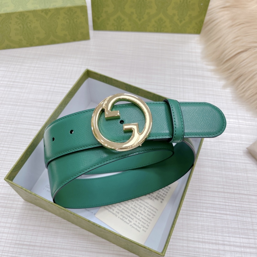 GUCCI Men's and Women's Belts 3.8cm
