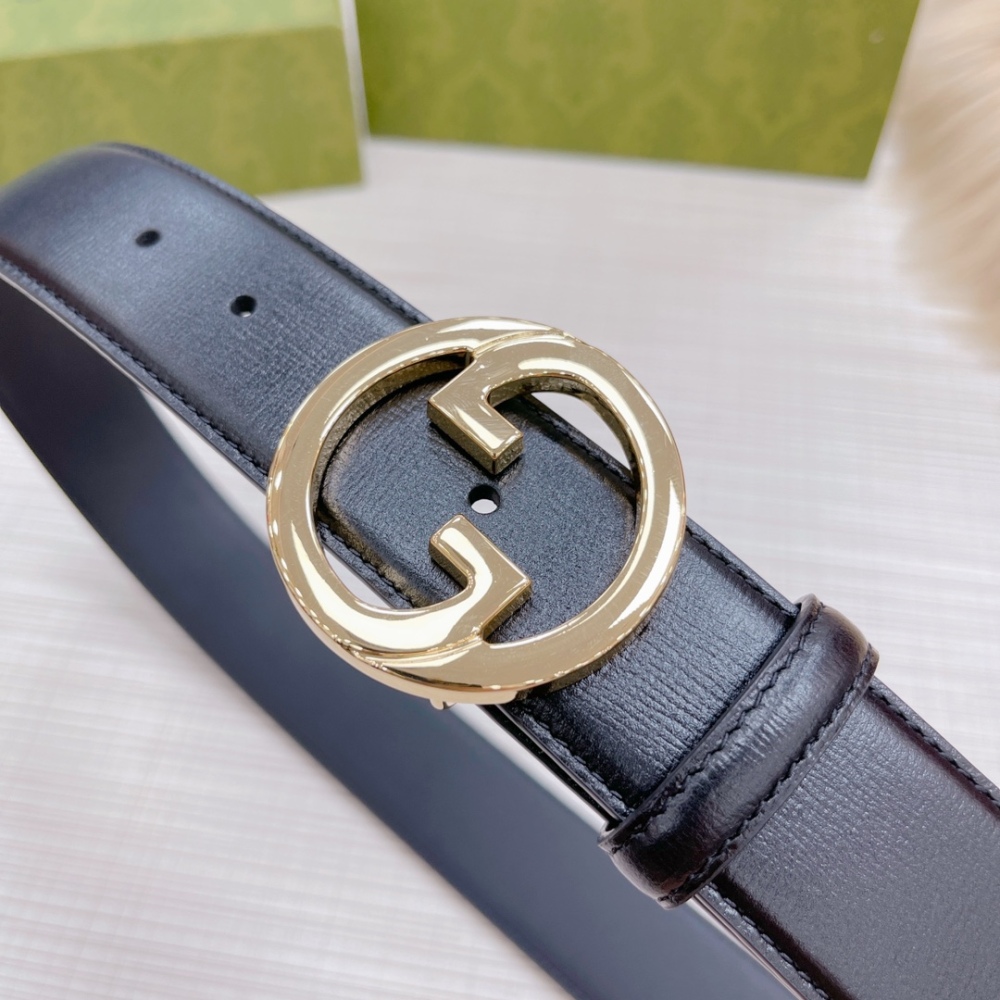 GUCCI Men's and Women's Belts 3.8cm