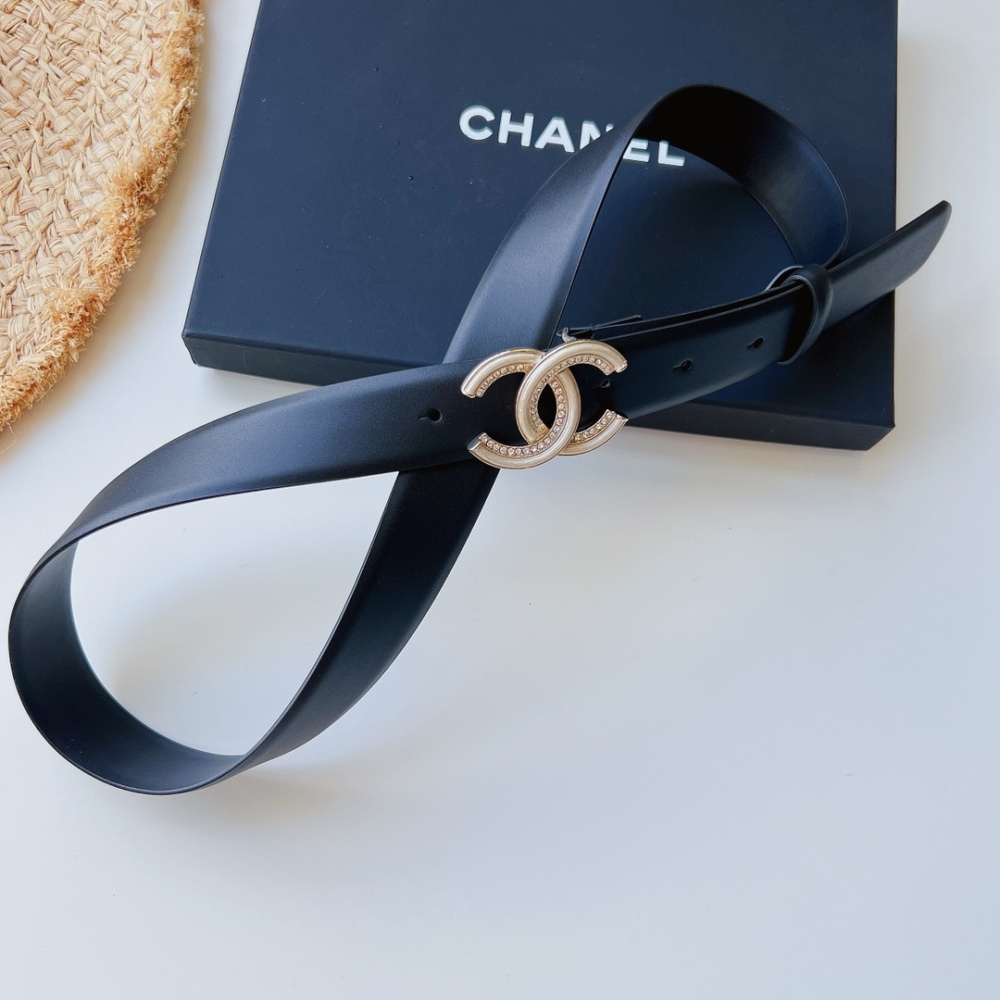 CHANEL ladies belt 3.0cm