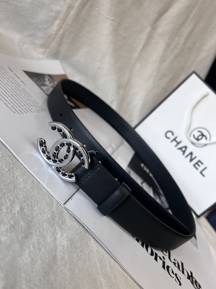 CHANEL ladies belt 3.0cm