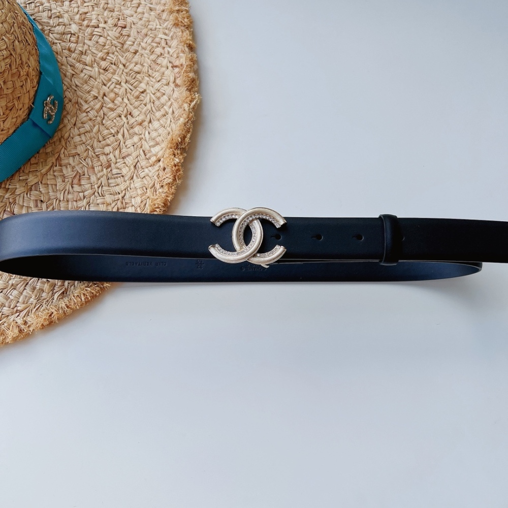 CHANEL ladies belt 3.0cm