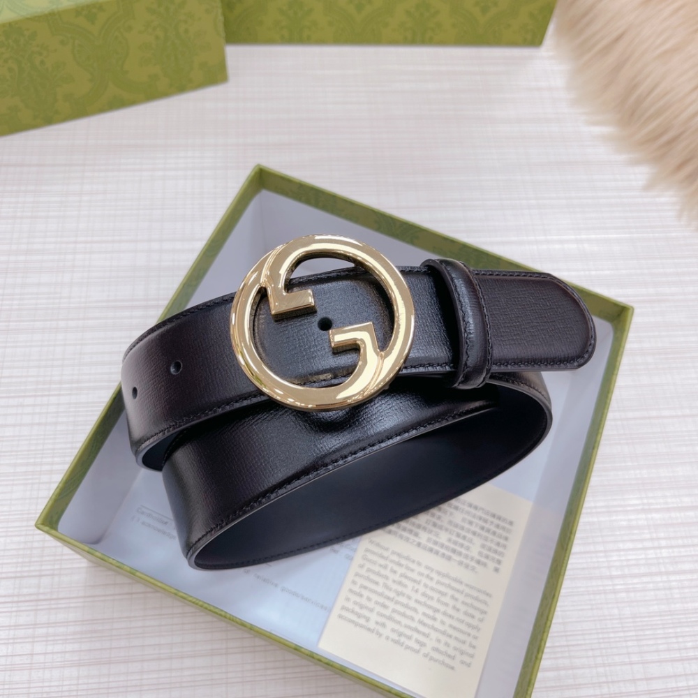 GUCCI Men's and Women's Belts 3.8cm