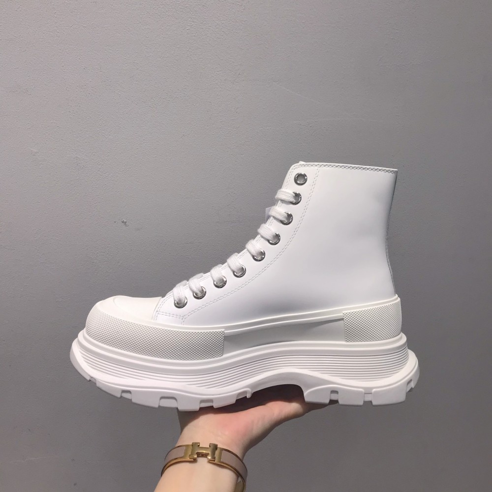McQueen Men's and Women's Platform Leather Daddy Shoes