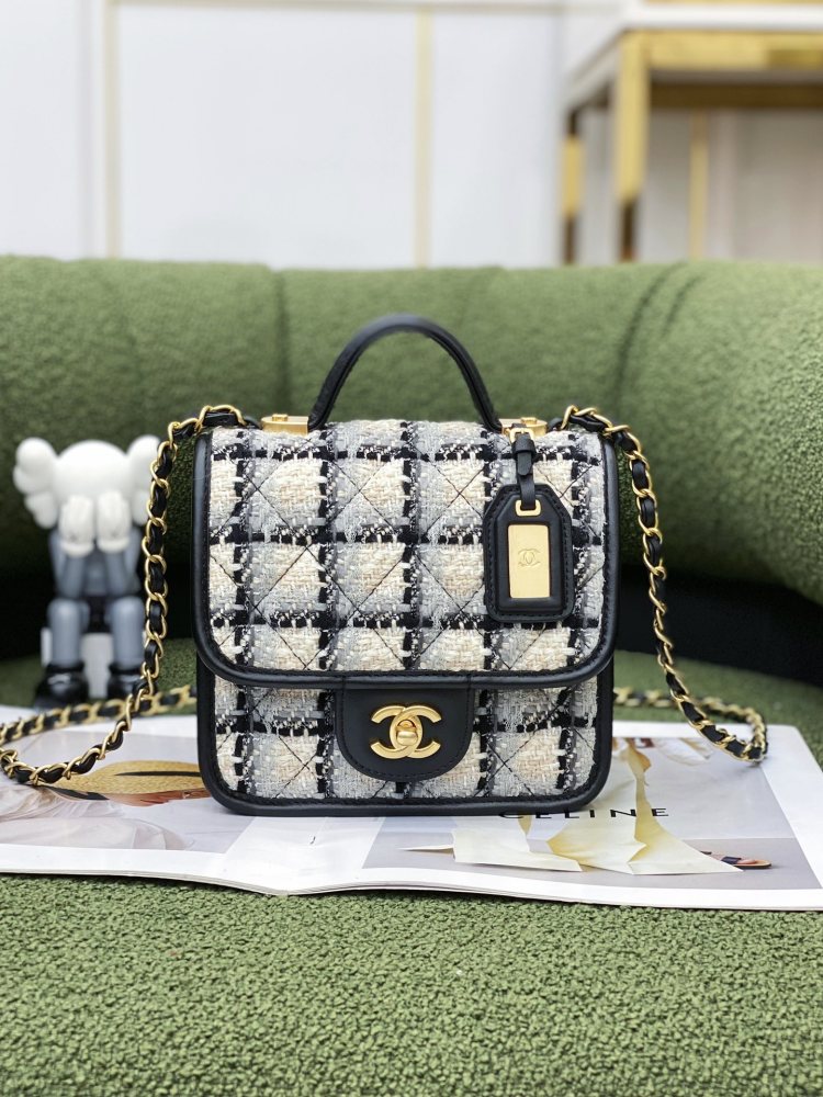 Chanel  2022SS Handle Flap Bag/Messenger Bag 22K AS3652 Mirror Boutique
