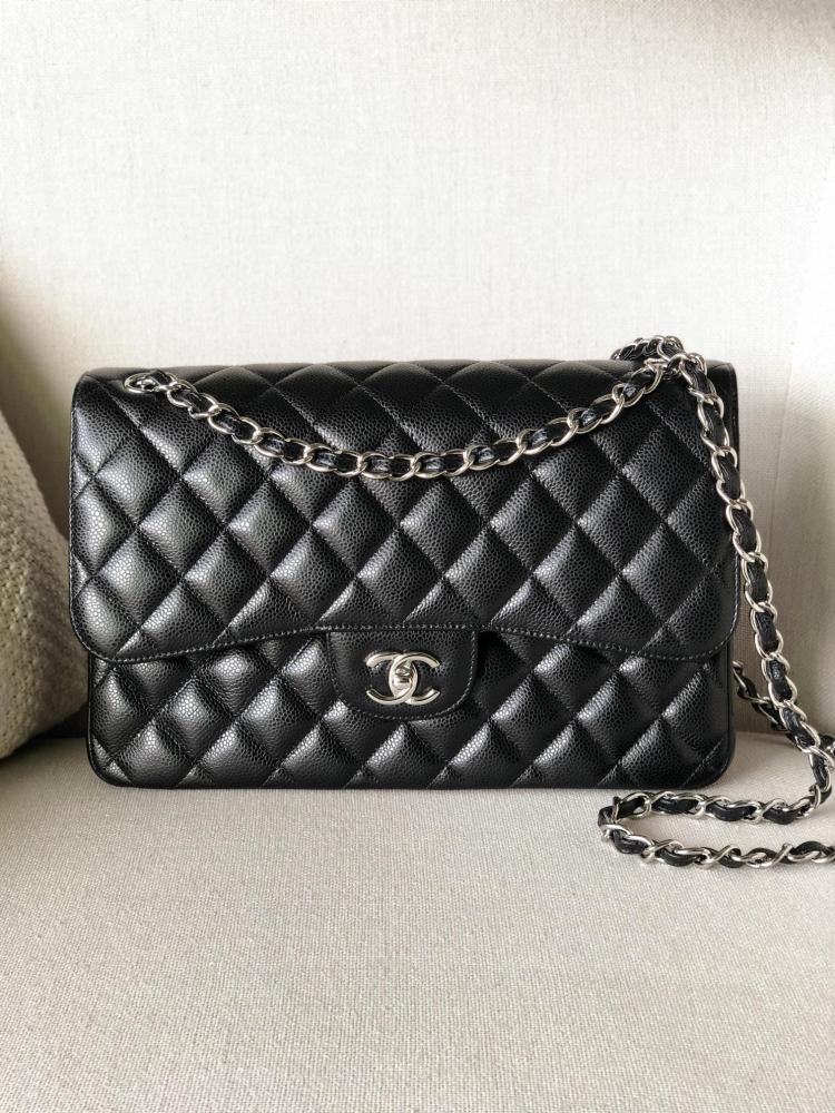 Chanel HAAS caviar JUMBO CF 30CM Genuine level（99%）