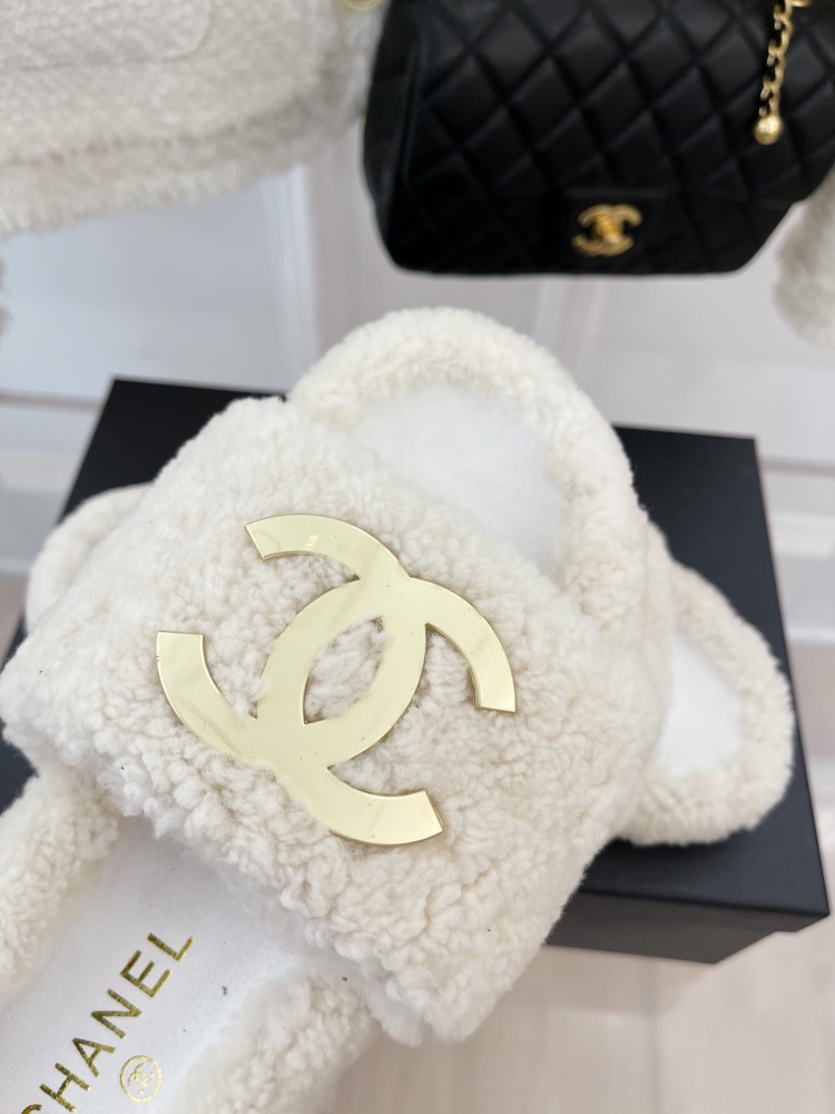 Chanel Double C  slippers