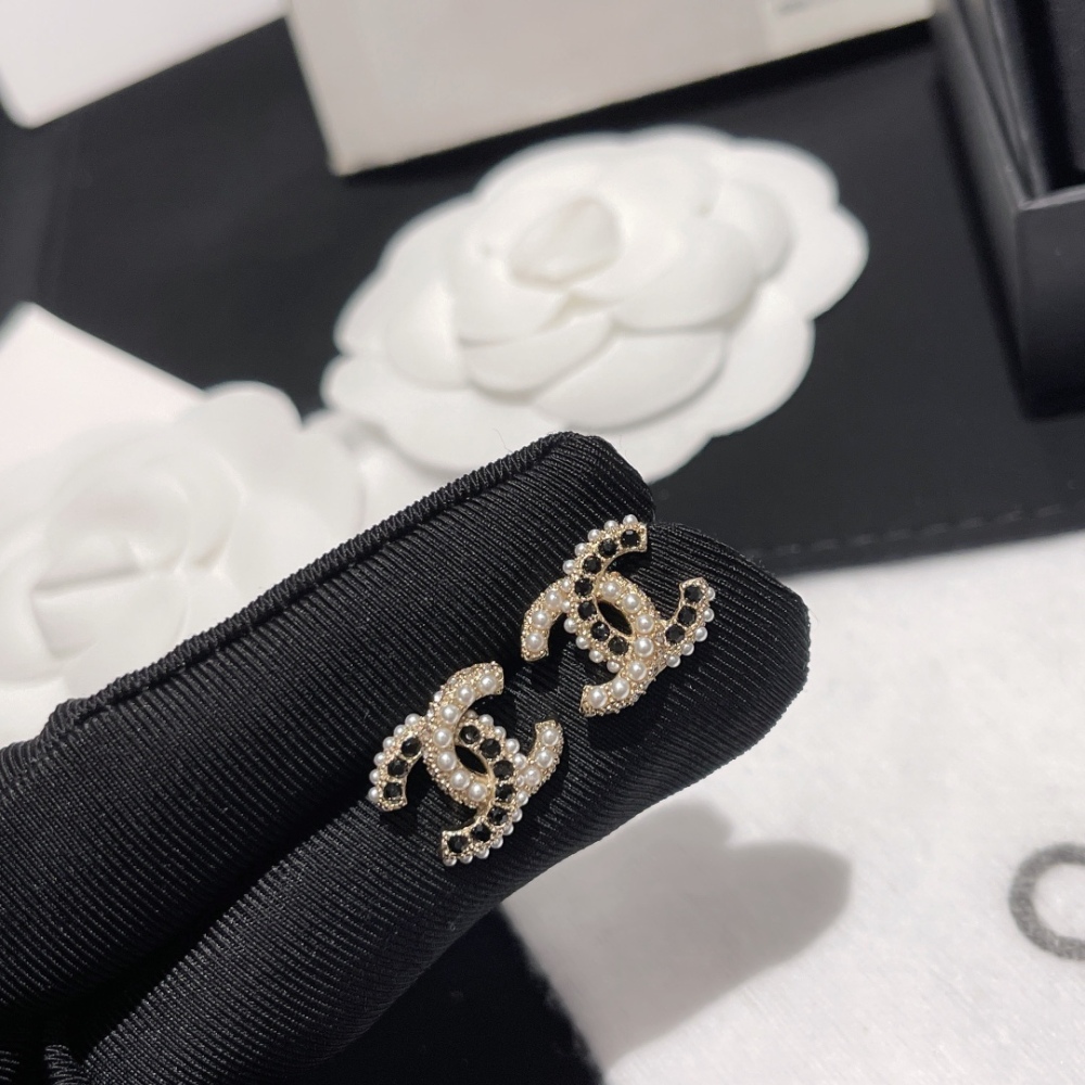 Chanel stud earrings