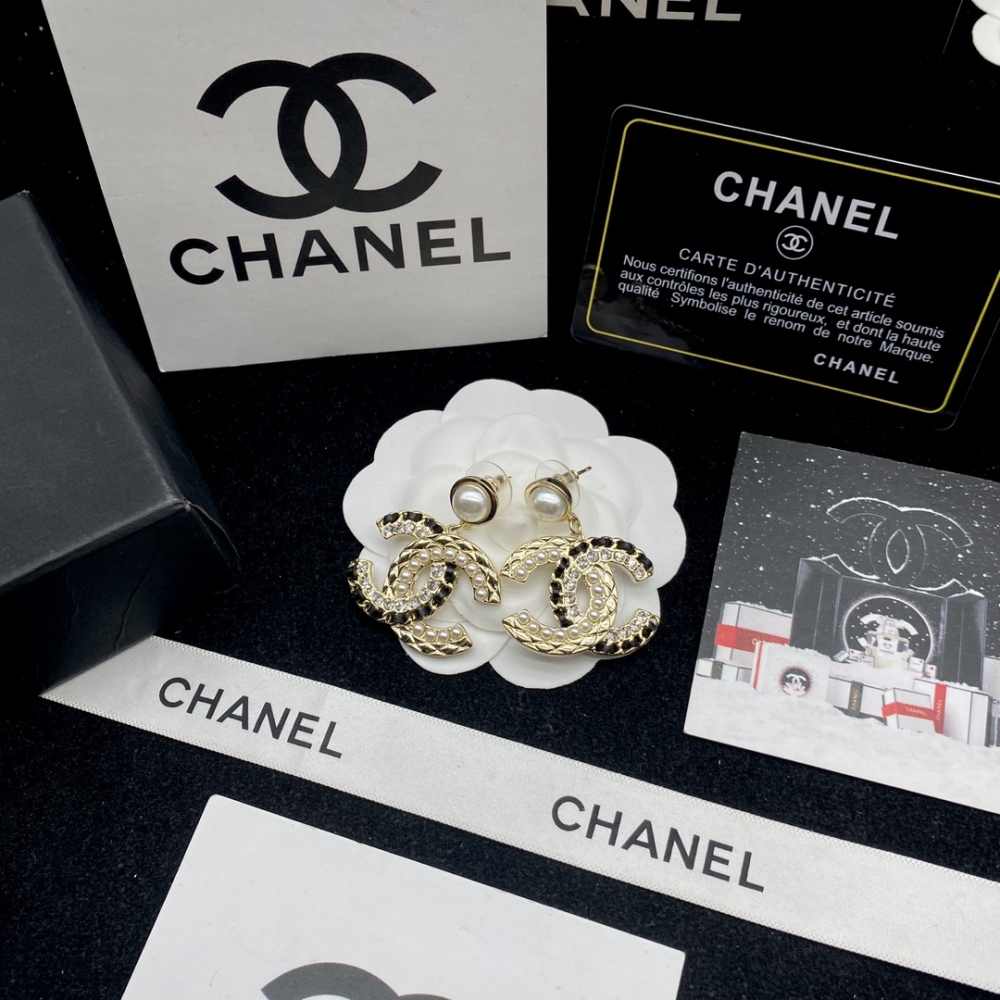 Chanel stud earrings