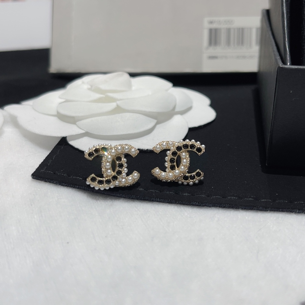 Chanel stud earrings