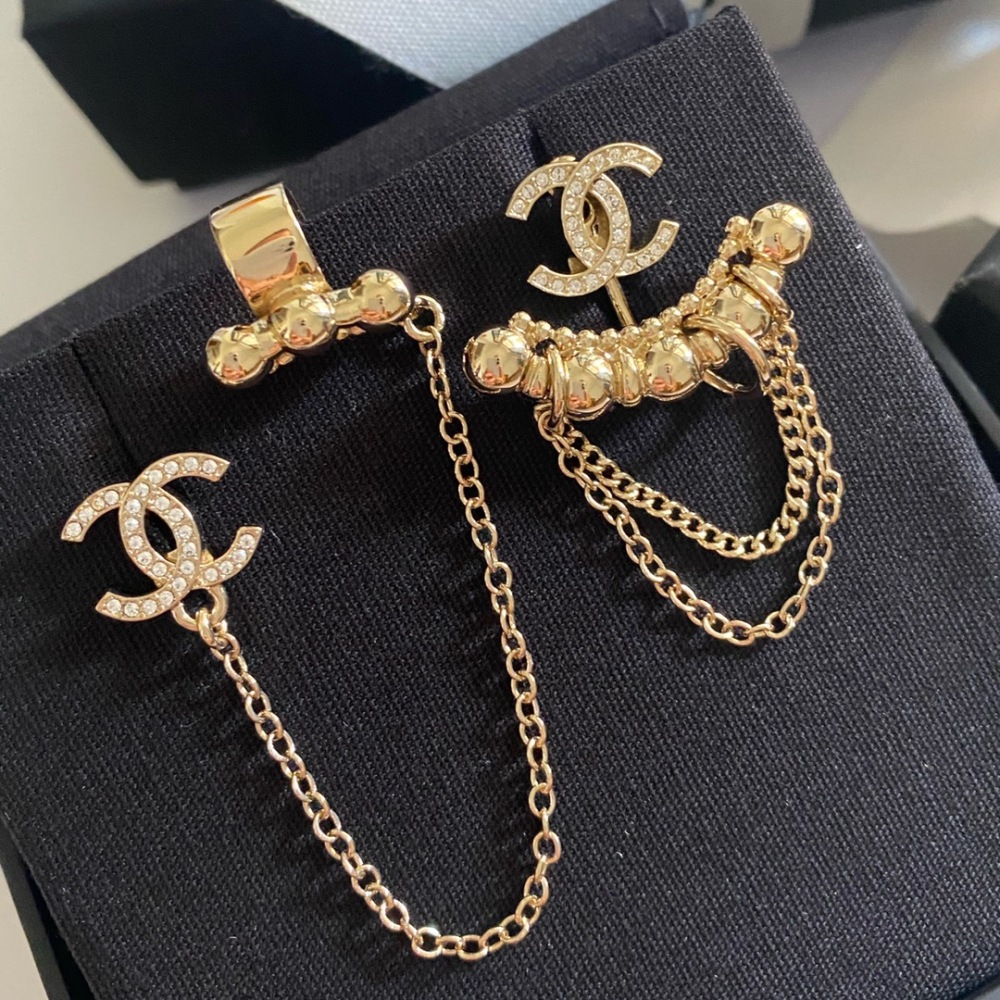 Chanel stud earrings