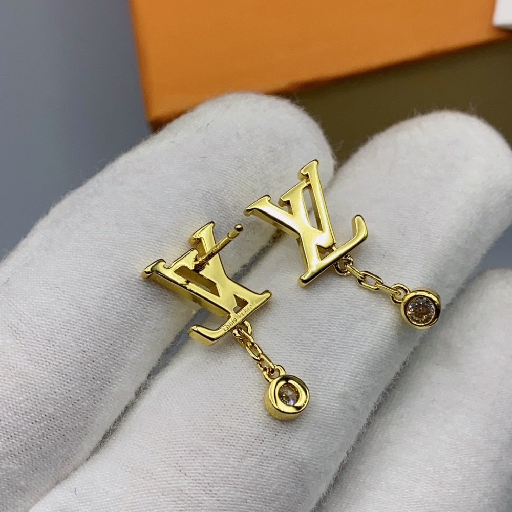 LV stud earrings