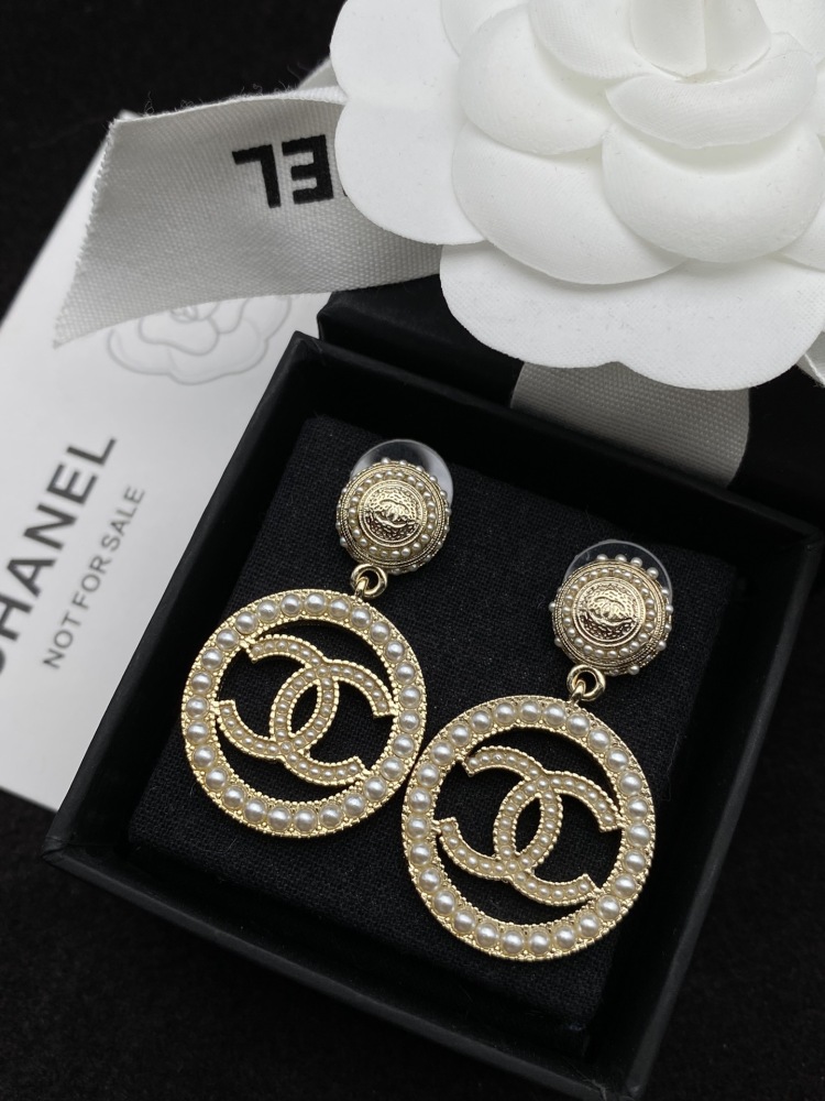 Chanel stud earrings