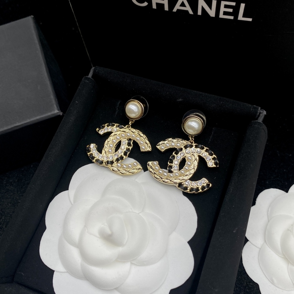 Chanel stud earrings