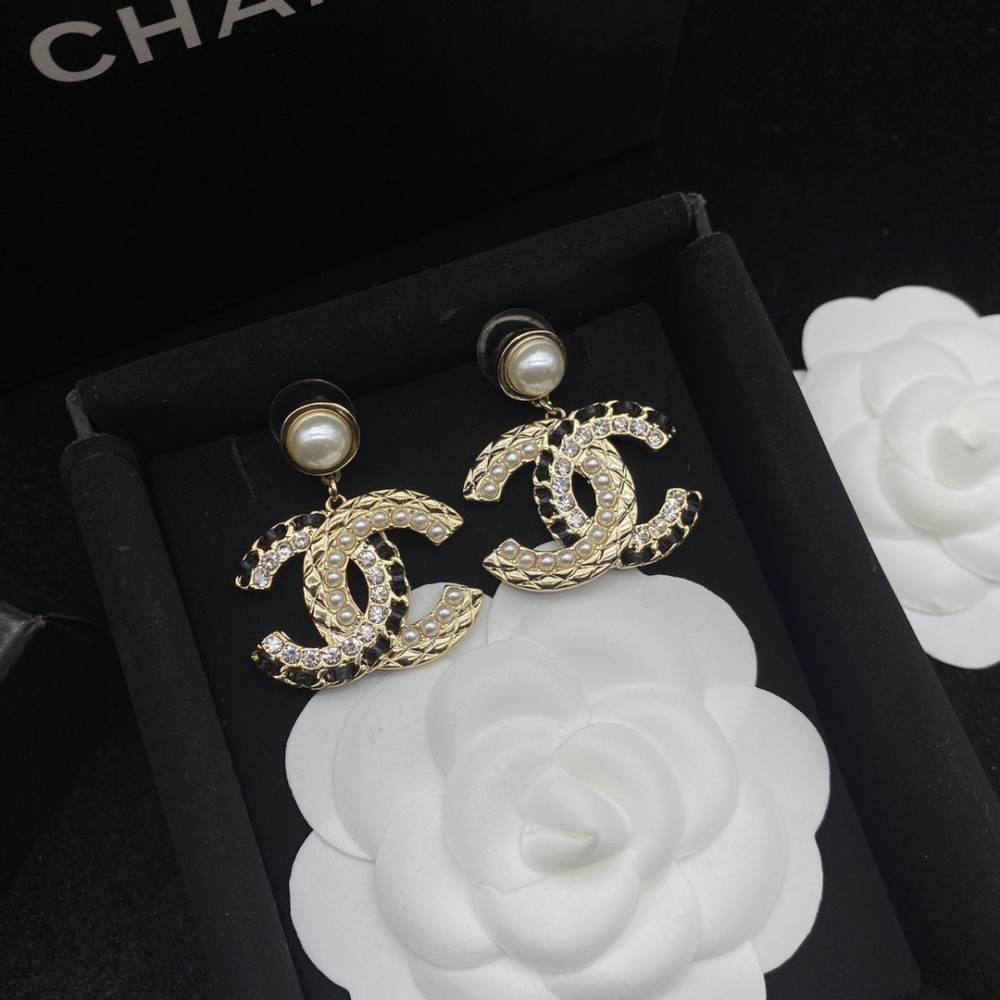 Chanel stud earrings