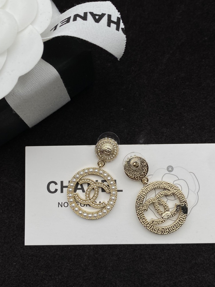 Chanel stud earrings