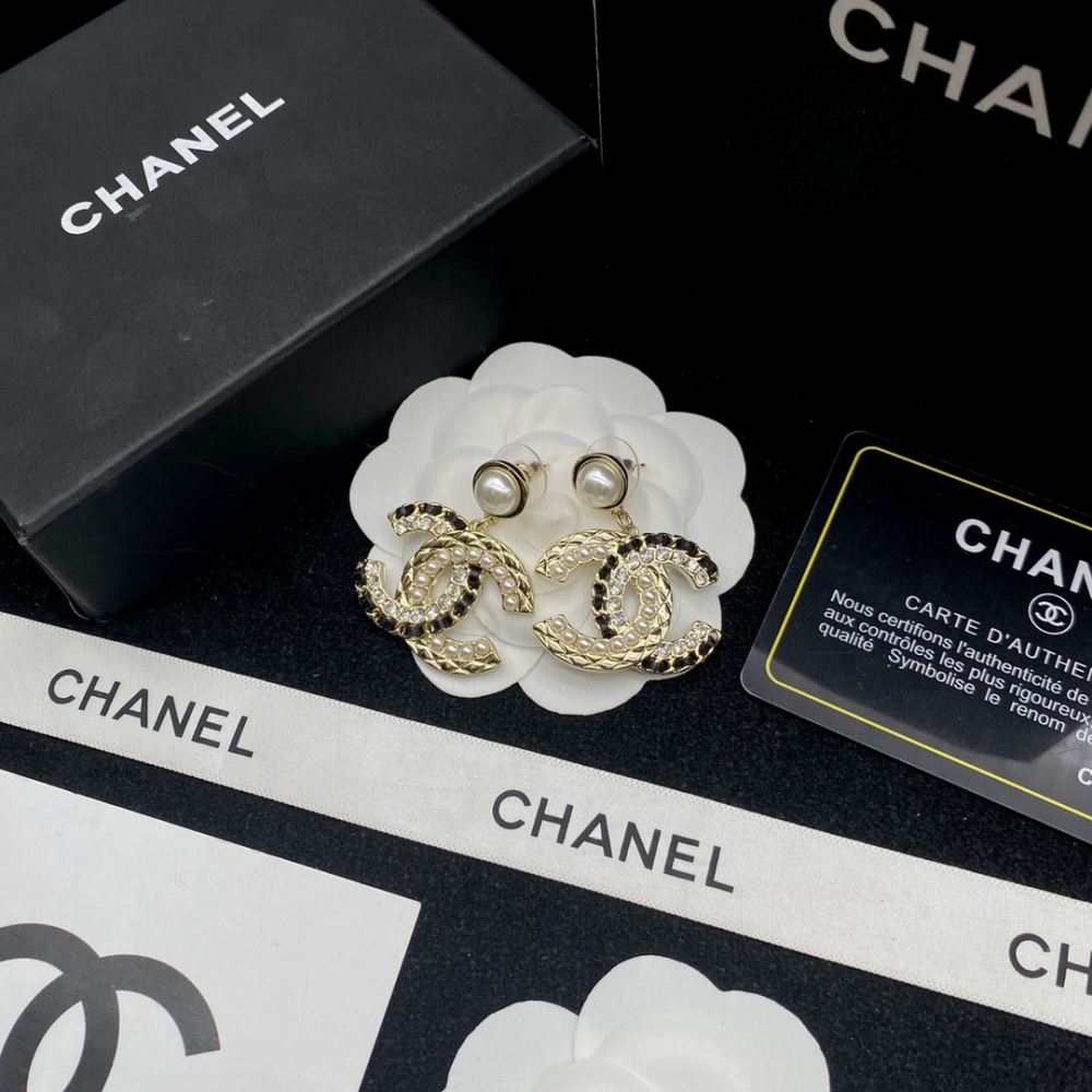 Chanel stud earrings
