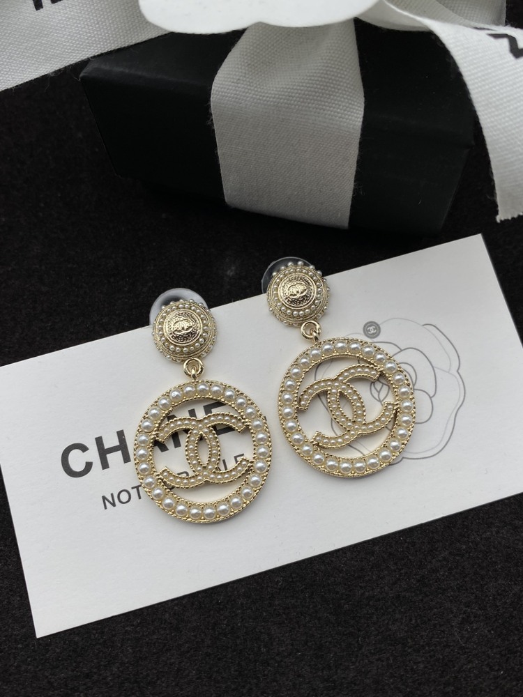 Chanel stud earrings