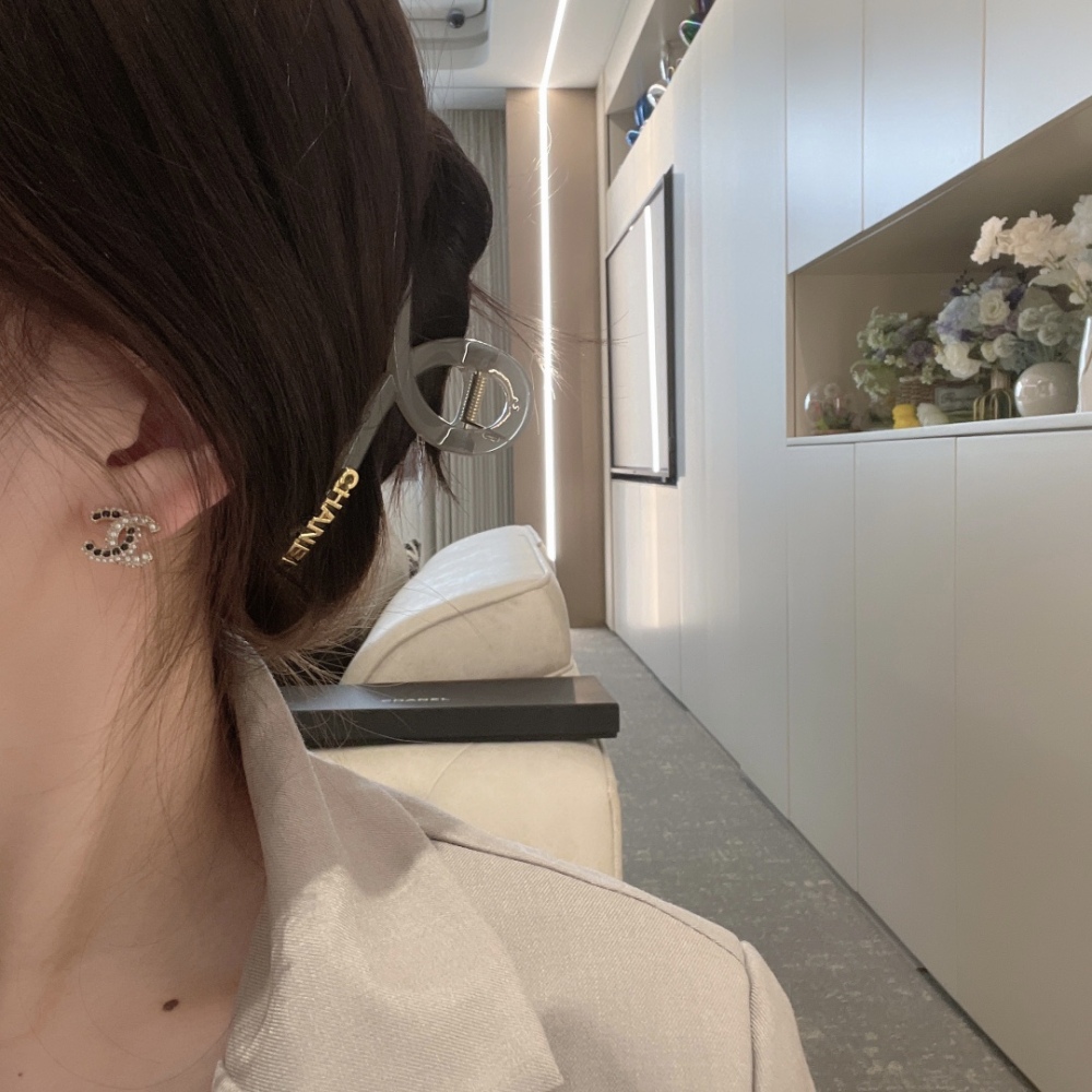 Chanel stud earrings