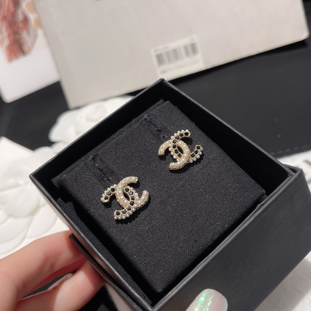 Chanel stud earrings