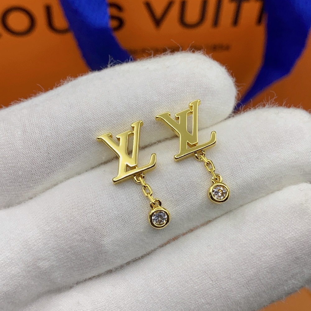 LV stud earrings