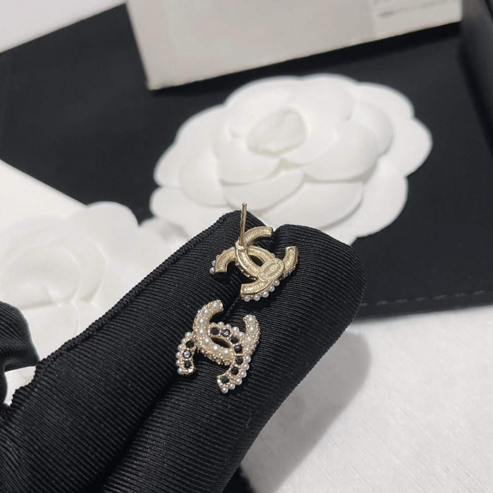 Chanel stud earrings