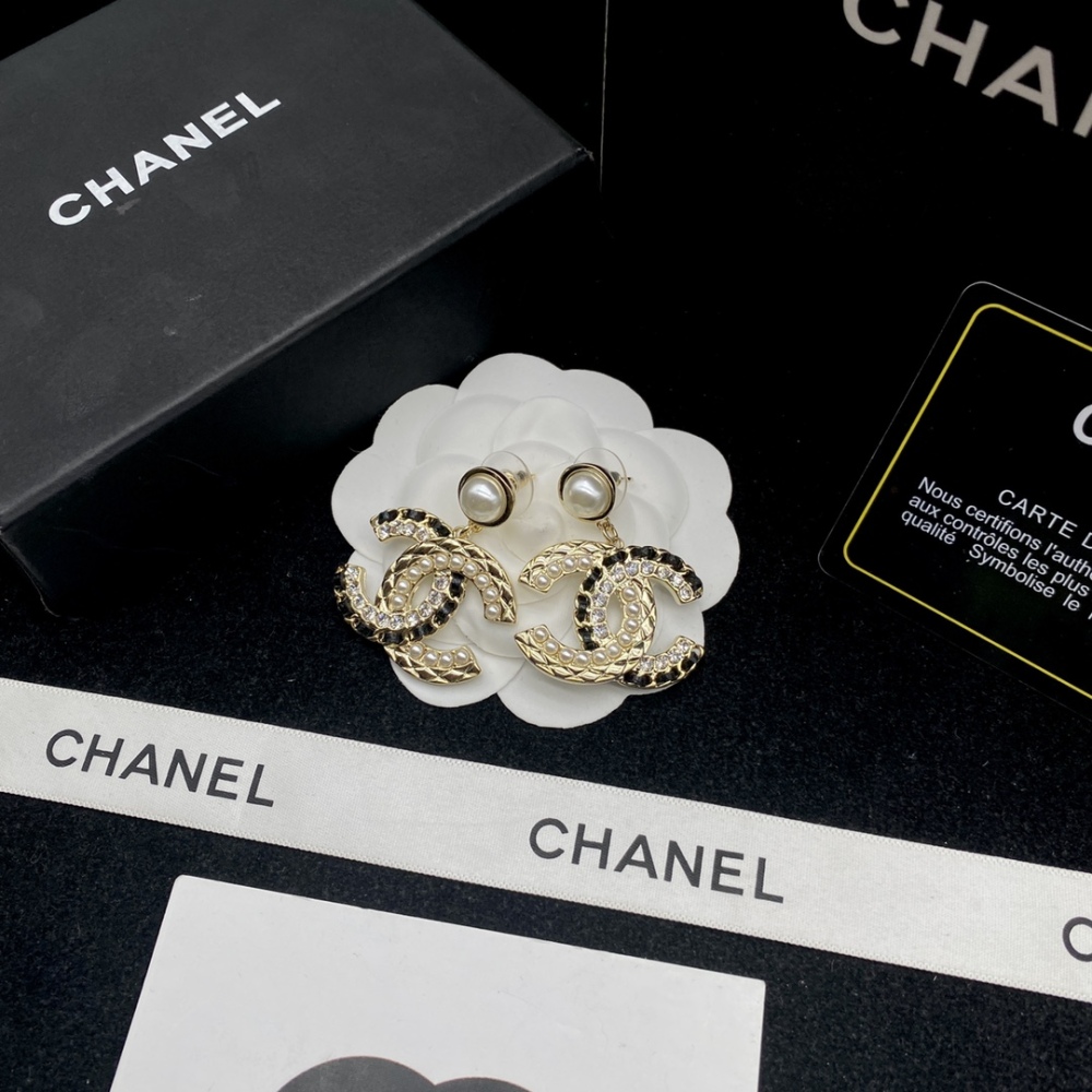 Chanel stud earrings