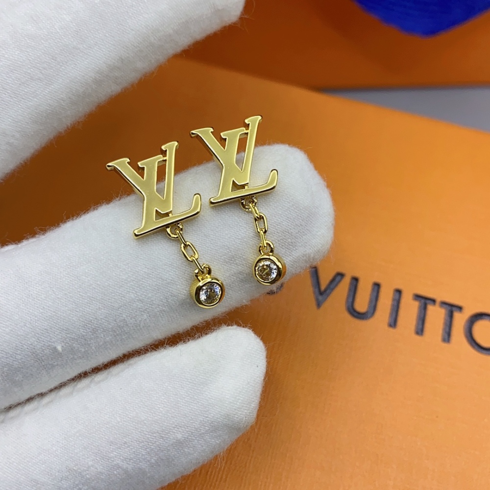 LV stud earrings