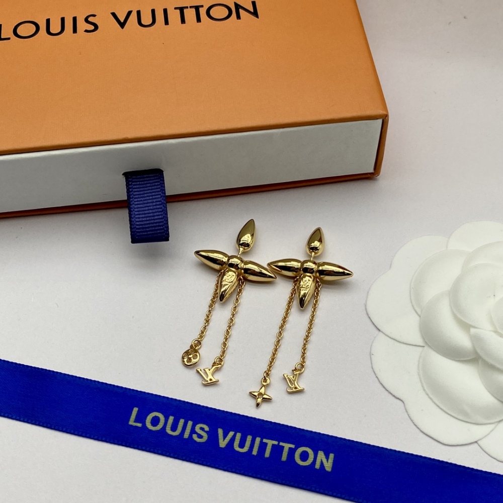 Louis Vuitton LV stud earrings