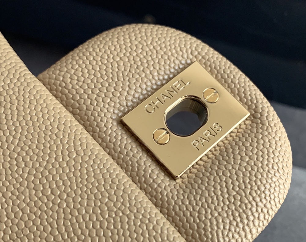 Chanel  cf mini  Flap caviar  A01115 Mirror Boutique
