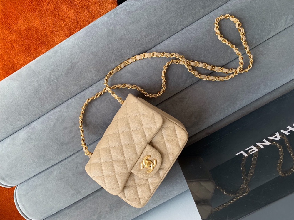 Chanel  cf mini  Flap caviar  A01115 Mirror Boutique