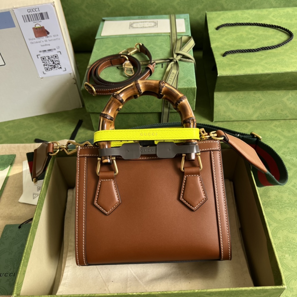 Gucci Aria bamboo  tote PM 702732 Mirror Boutique