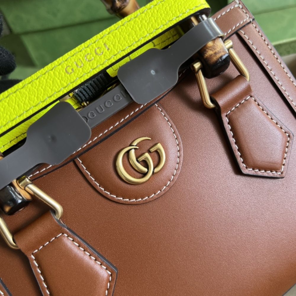 Gucci Aria bamboo  tote PM 702732 Mirror Boutique