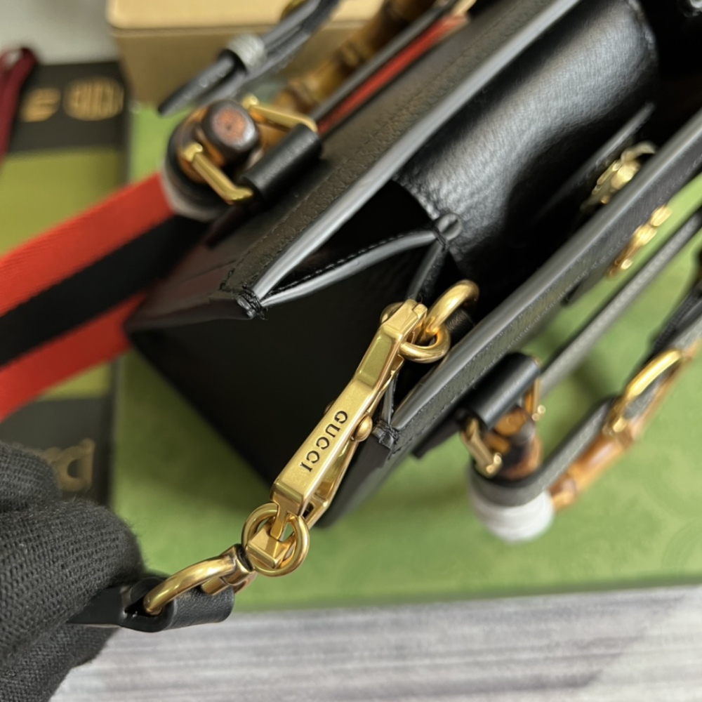 Gucci Aria bamboo  tote PM 702732 Mirror Boutique